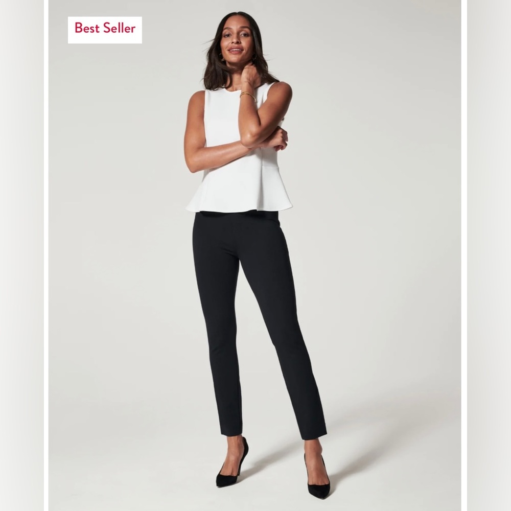 Spanx “The Perfect Pant” ankle backseam skinny
